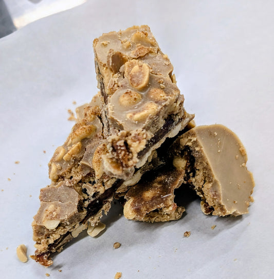 White Chocolate Peanut Date Bark